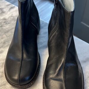 J. Jill Black Chelsea Ankle Boots leather size 7.5